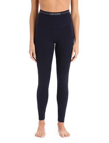 Dámské Legíny Icebreaker Merino 260 Tech High Rise Tmavě Blankyt | CZ 1415TCEV